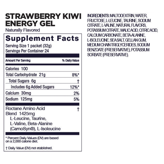 Gu Roctane Strawberry Kiwi Gel