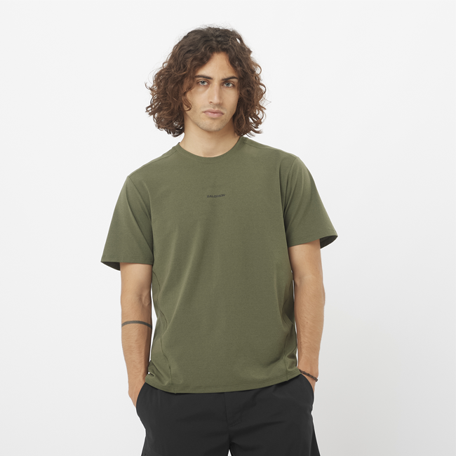 Salomon Men's Trackline Short Sleeve Tee