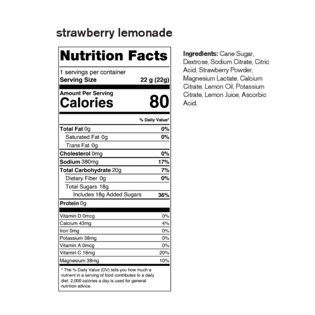 Skratch Sport Hydration Mix 1320g - Strawberry Lemonade