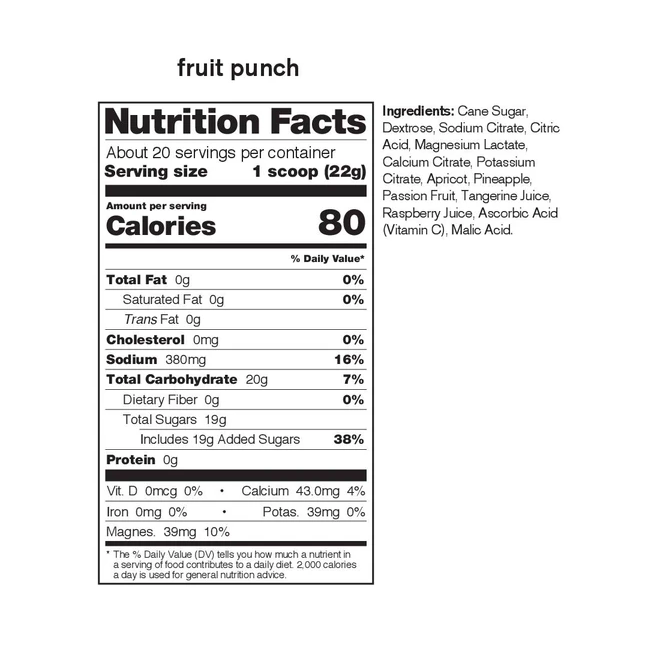 Skratch Sport Hydration Mix 1320g - Fruit Punch