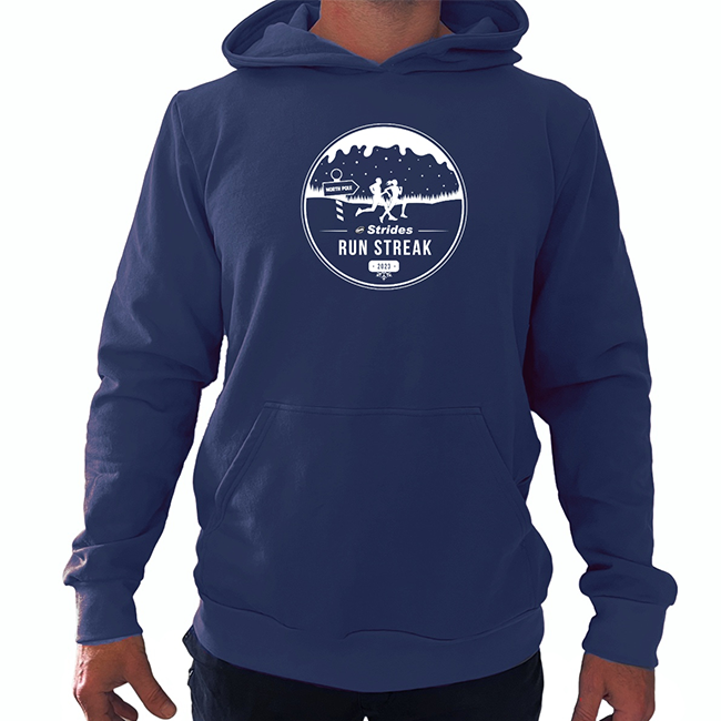 Strides 2023 Run Streak Hooded Sweatshirt (Unisex)
