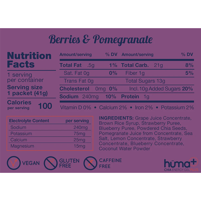 Huma Plus Berries & Pomegranate