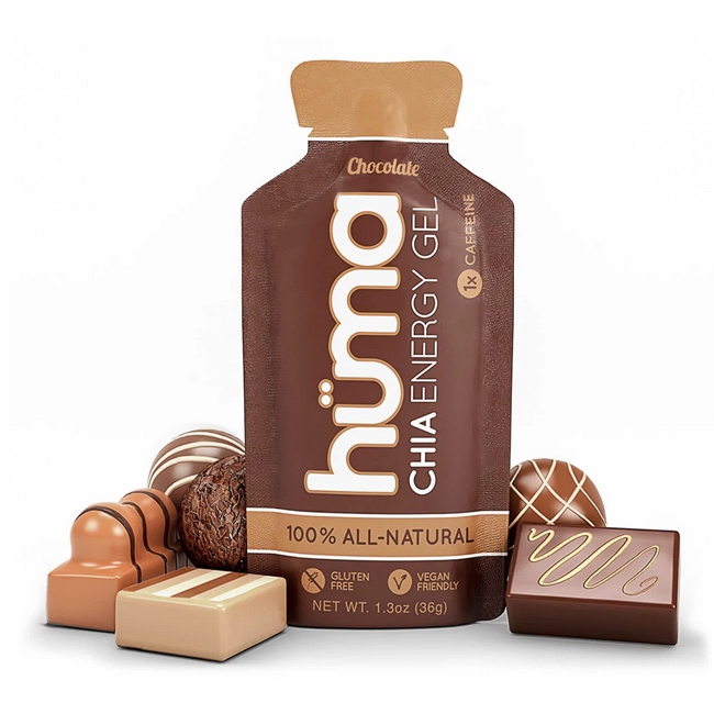Huma Chocolate with Caffeine Chia Gel