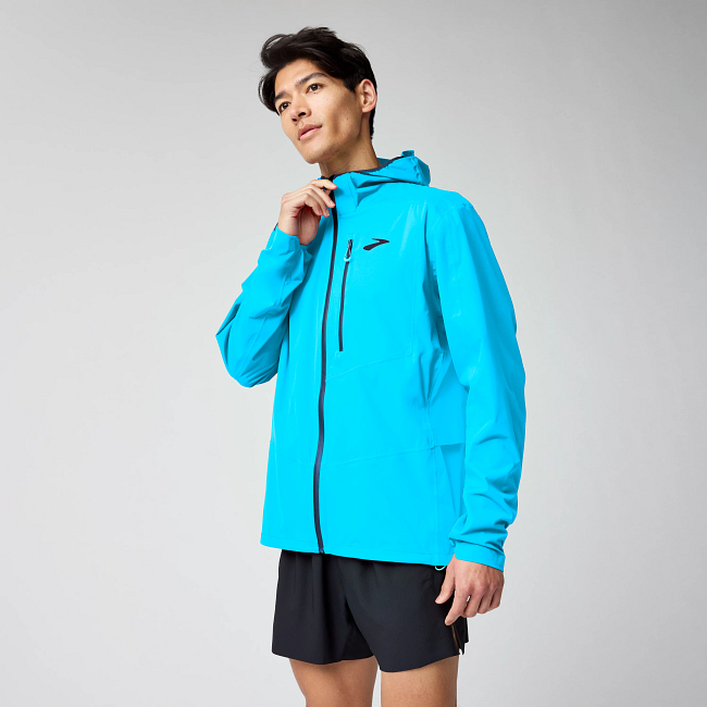 Brooks Men's High Point Waterproof Jacket 2