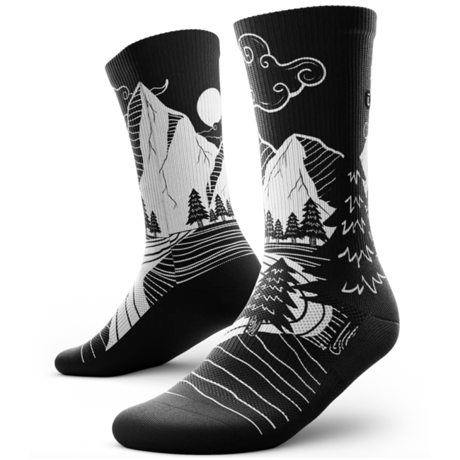 Outway Crew Socks - Dark 'n Light