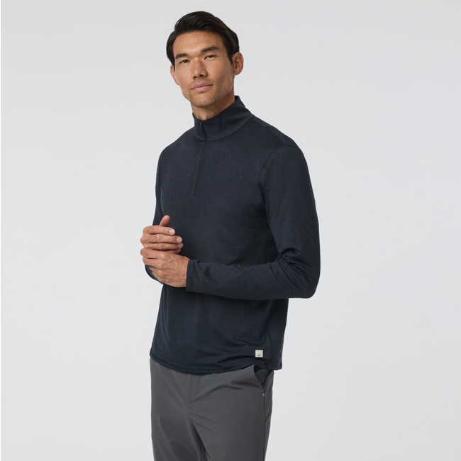 Vuori Men&#39;s Ponto 1/2 Zip Mock Neck