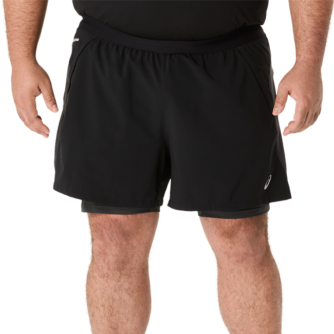 Asics Men's Road 2-in-1 5" Short