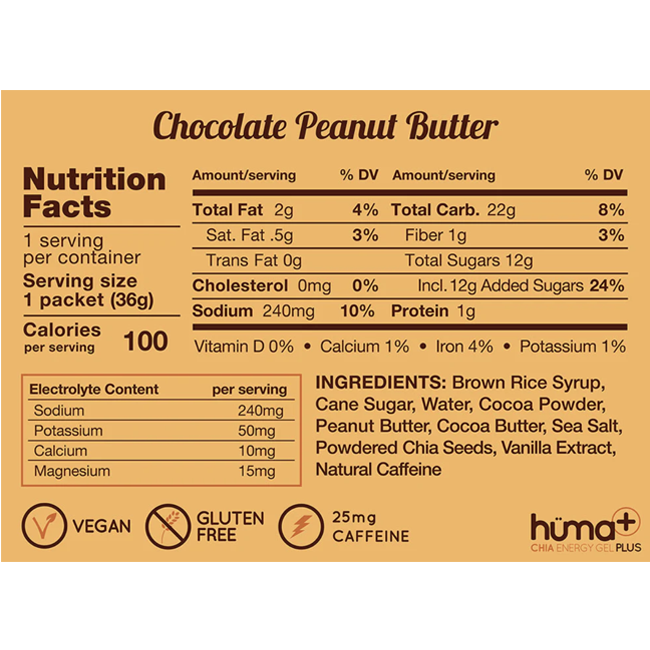 Huma Plus Chocolate Peanut Butter
