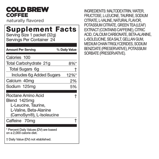 Gu Roctane Cold Brew Coffee Gel (Caffeine)