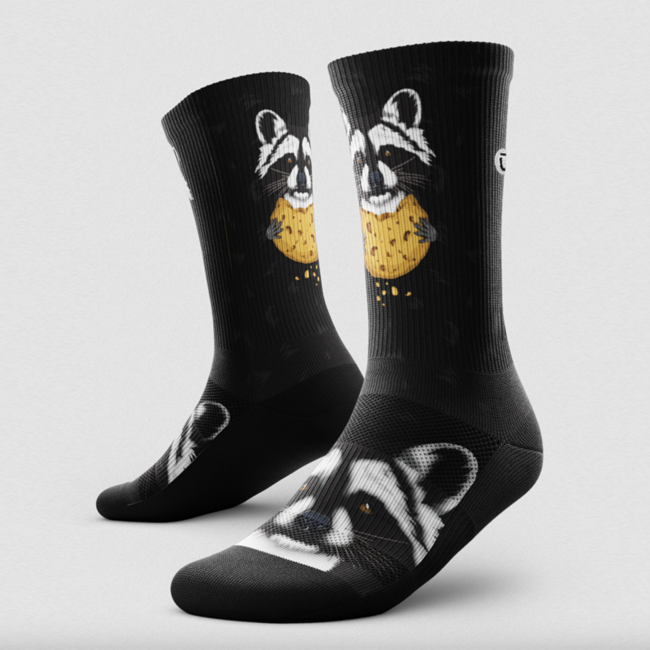 Outway Crew Socks - Rad Raccoon