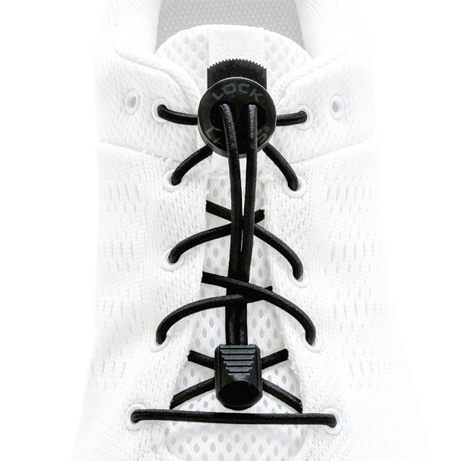 Lock Laces Solid Black