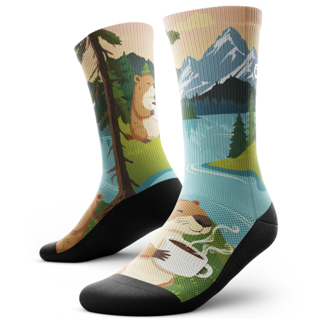 Outway Crew Socks - Beaver Buzz