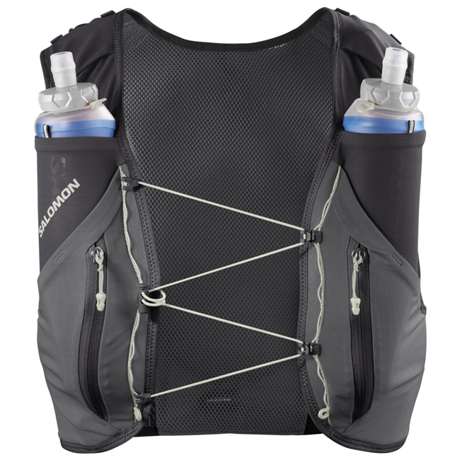 salomon adv 12 ski set SKIN RACE FLAG BLACK/WHITE, S distance comfort and freedom of movement Salomon Adv Skin 12 Running