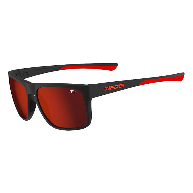 Tifosi Swick - Satin Black/Crimson
