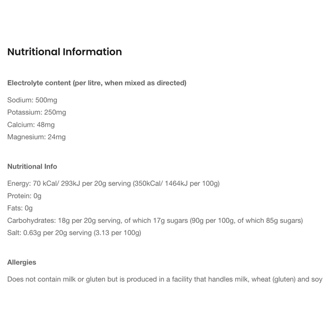 Precision Fuel and Hydration Electrolyte Drink Mix - 500