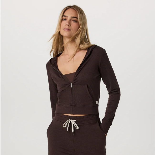 Vuori Women's Halo Mini Full Zip Hoodie