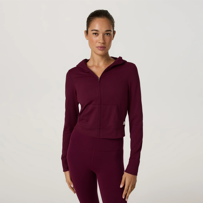 Vuori Women's Halo Mini Full Zip Hoodie