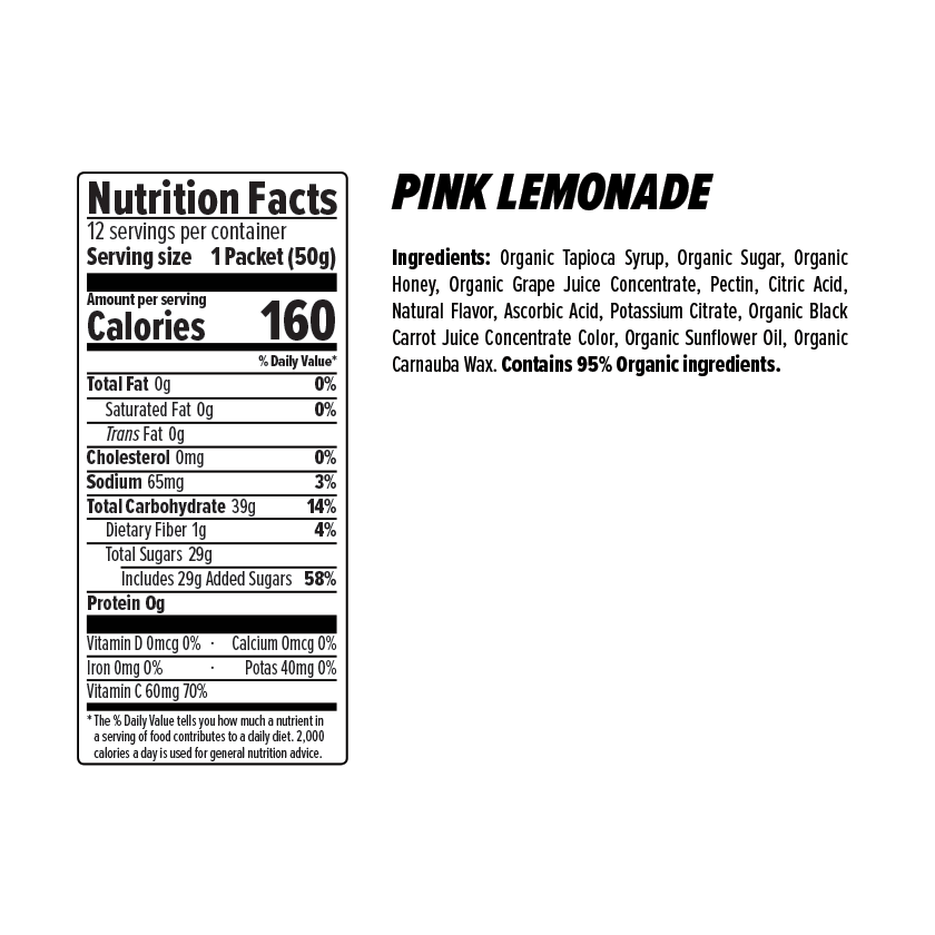 Honey Stinger Chews - Pink Lemonade