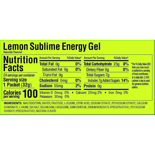 GU Lemon Sublime Gel