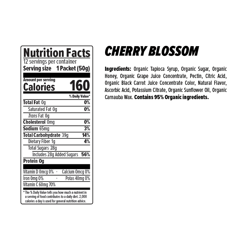 Honey Stinger Chews - Cherry Blossom