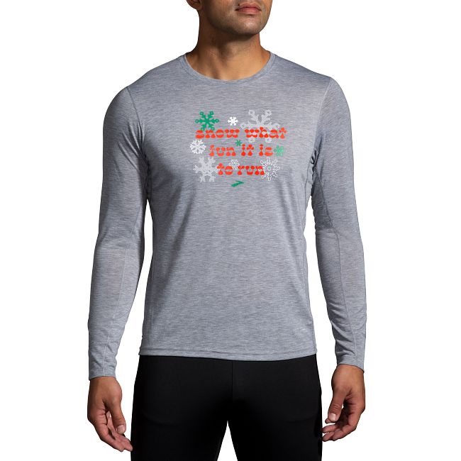 Brooks Men's Run Merry Distance Long Sleeve