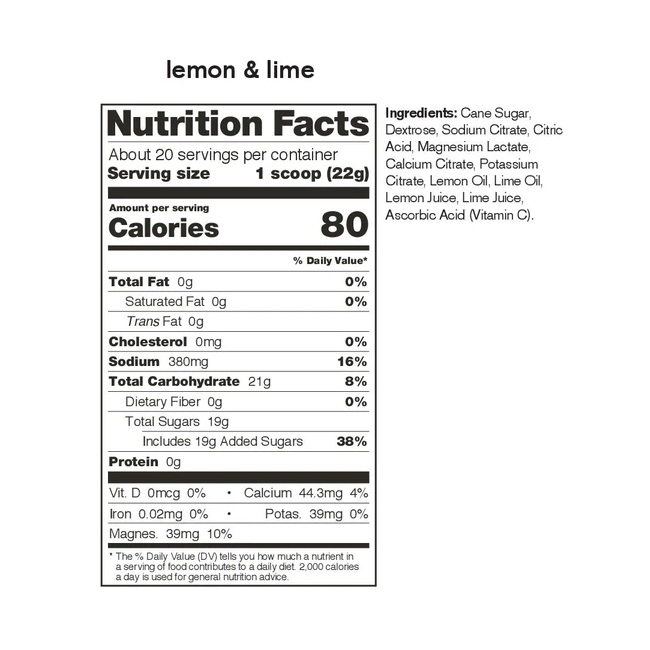 Skratch Sport Hydration Mix 1320g - Lemon and Lime