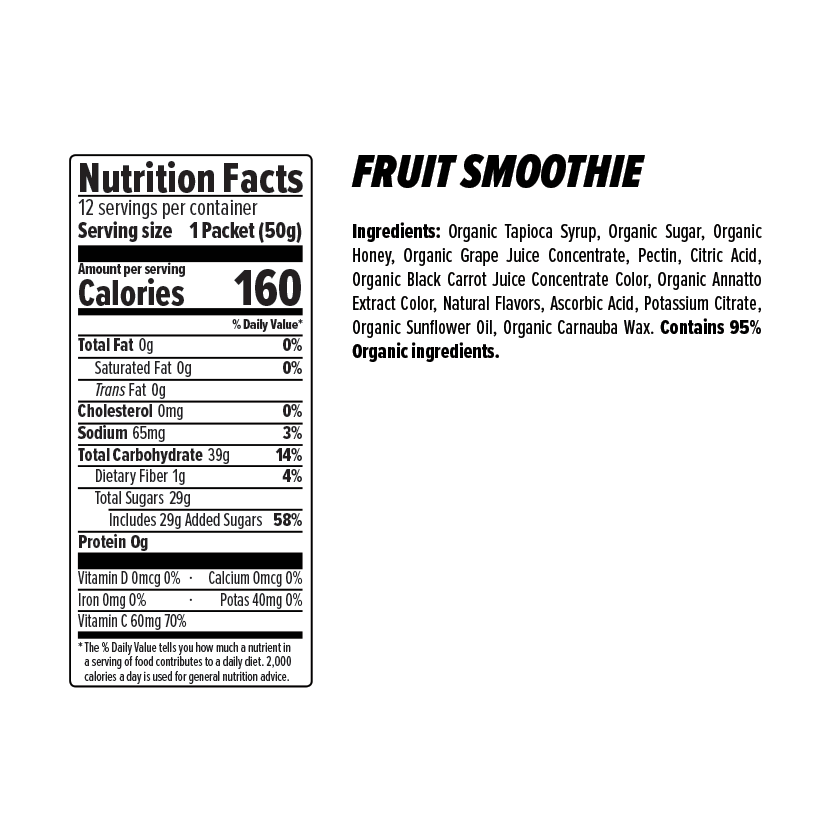 Honey Stinger Chews - Fruit Smoothie