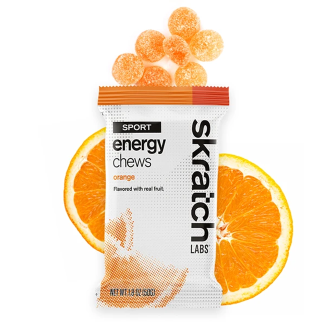 Skratch Fruit Chews 50g Orange