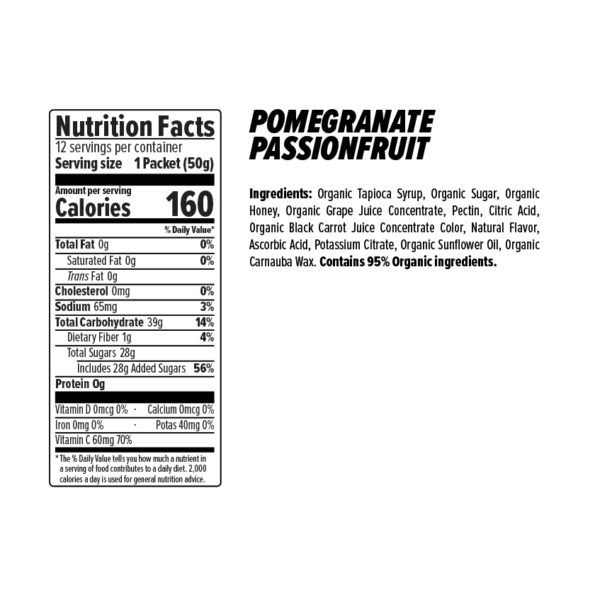 Honey Stinger Chews - Pomegranate