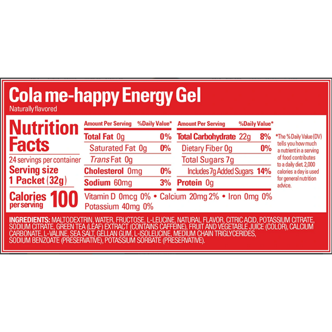 GU Cola Me Happy Gel