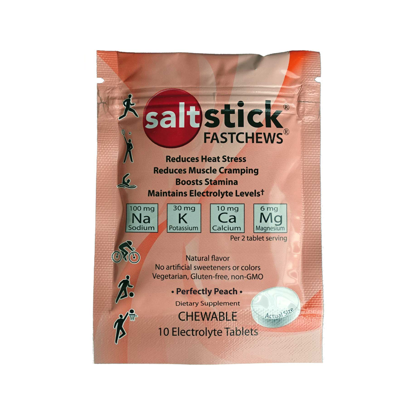 SaltStick Fastchews Peach 10 Count Pack