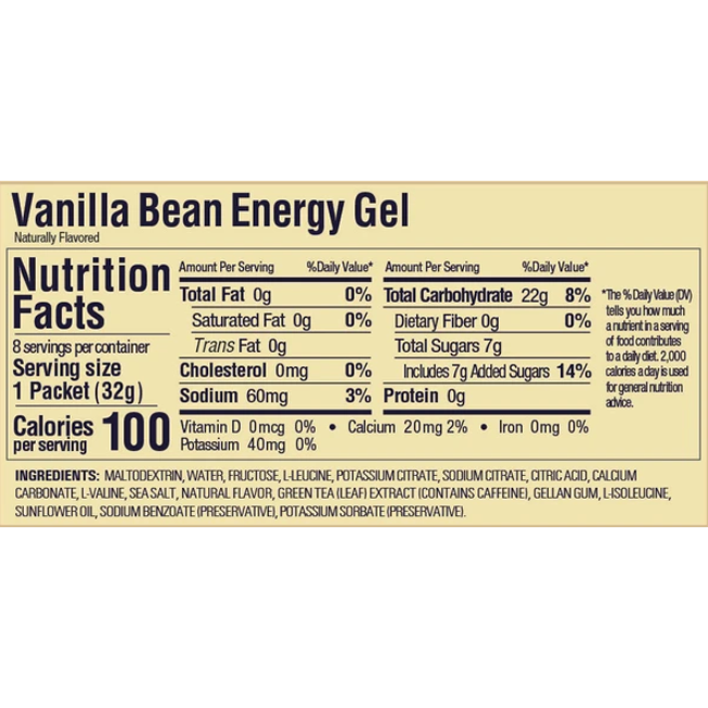 GU Vanilla Bean Gel
