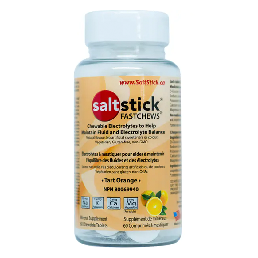 SaltStick Fastchew Orange 60 count Bottle