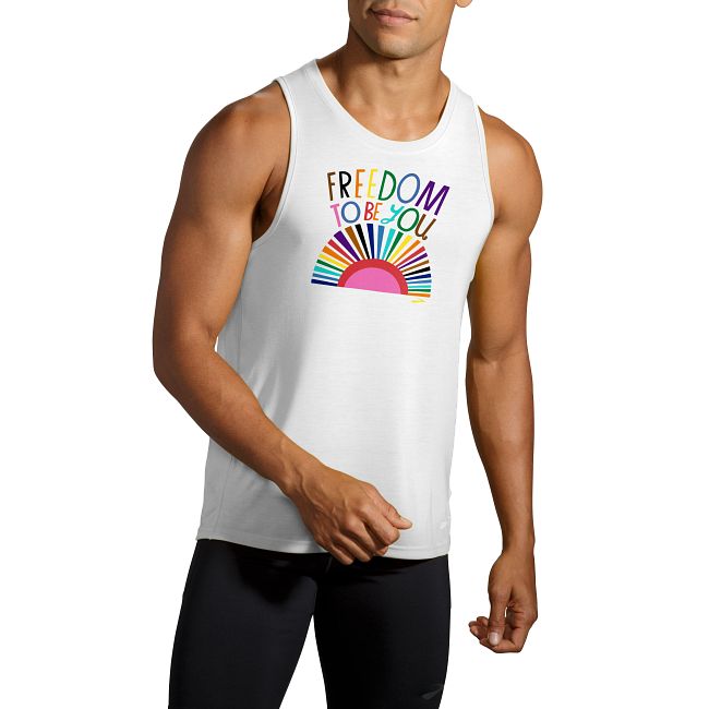 Brooks Men&#39;s Distance Graphic Tank